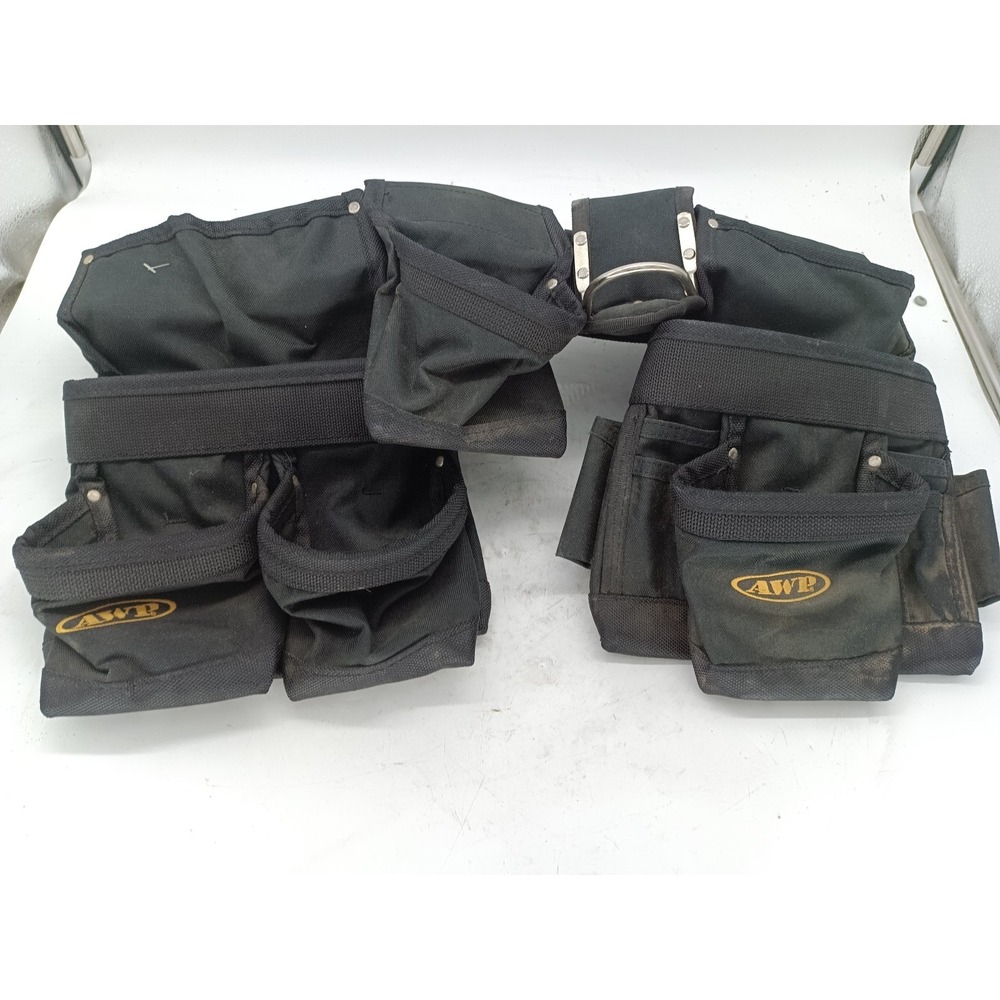 AWP General Construction Carpenter Tool Rig | Padded Adjustable Tool Belt